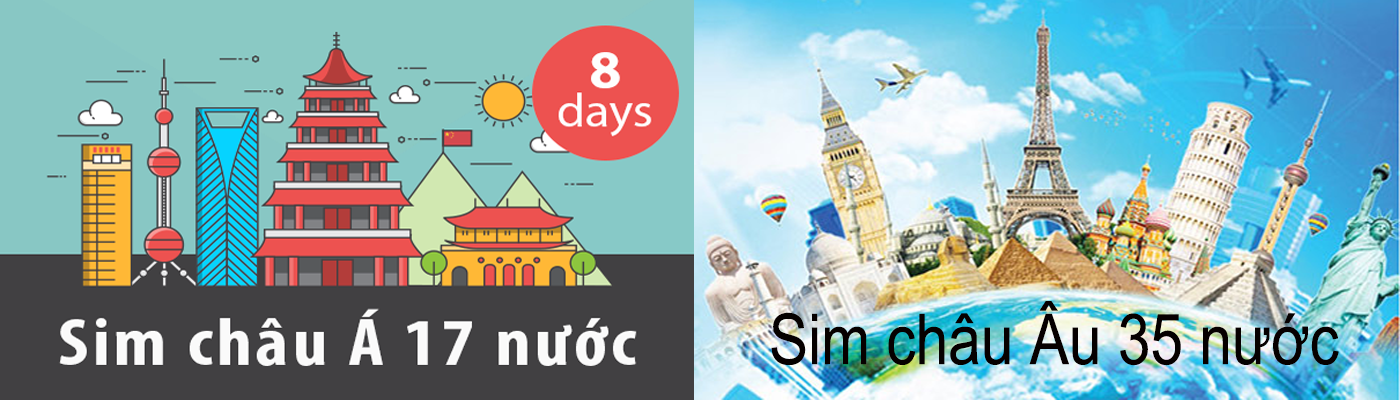 Sim Du Lịch Các Nước Châu Á
