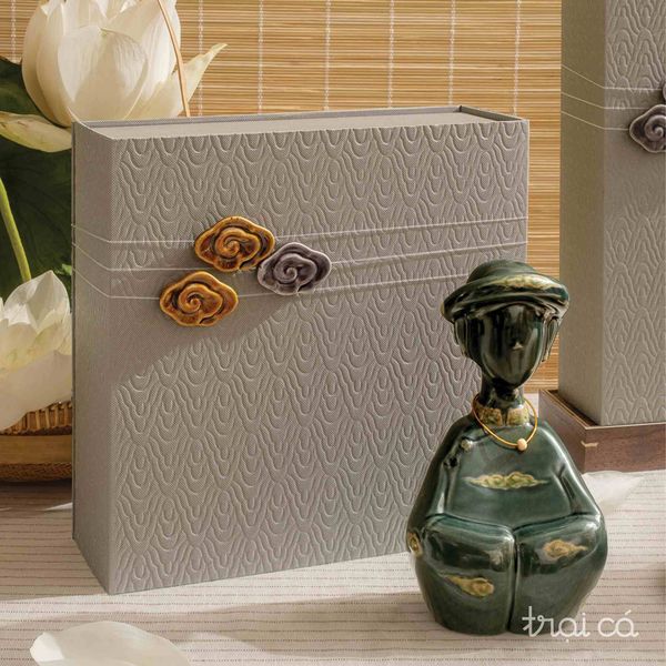 quà tặng trung thu kết hợp gốm tinh tế