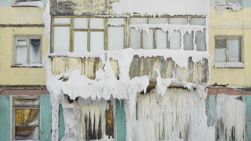 Những thị trấn ma chìm trong băng giá ở Nga ảnh 5