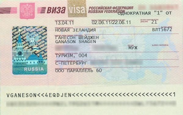 Kinh nghiệm xin visa Nga