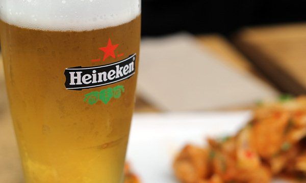 bia lon 330ml heineken