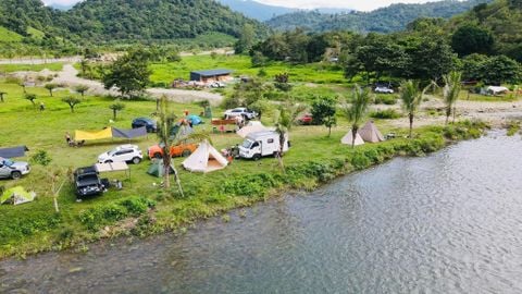 Bình Thuận - La Ngâu Rock Stream campsite