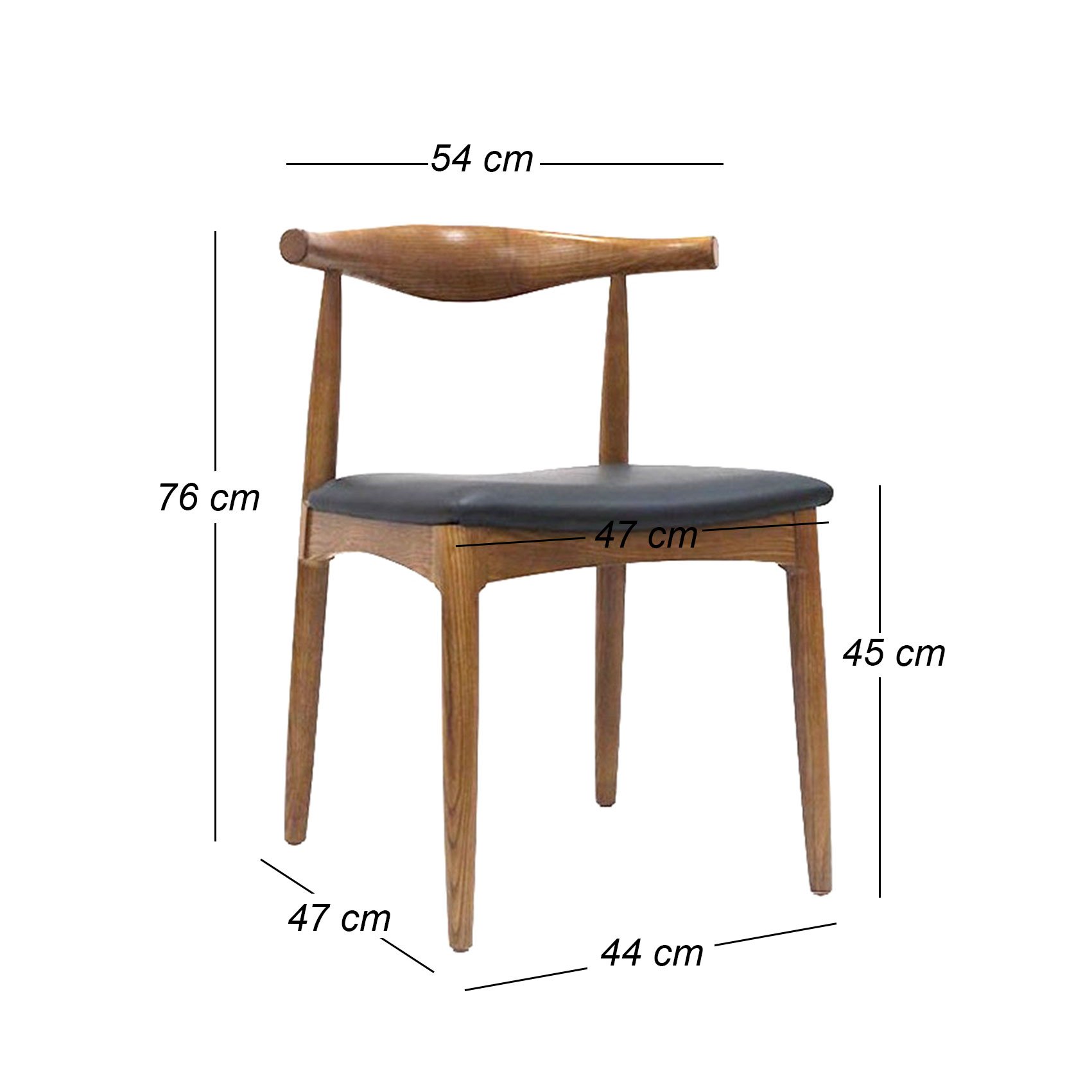 ghế-ăn-xdaily-ellbow-chair-sừng-bò