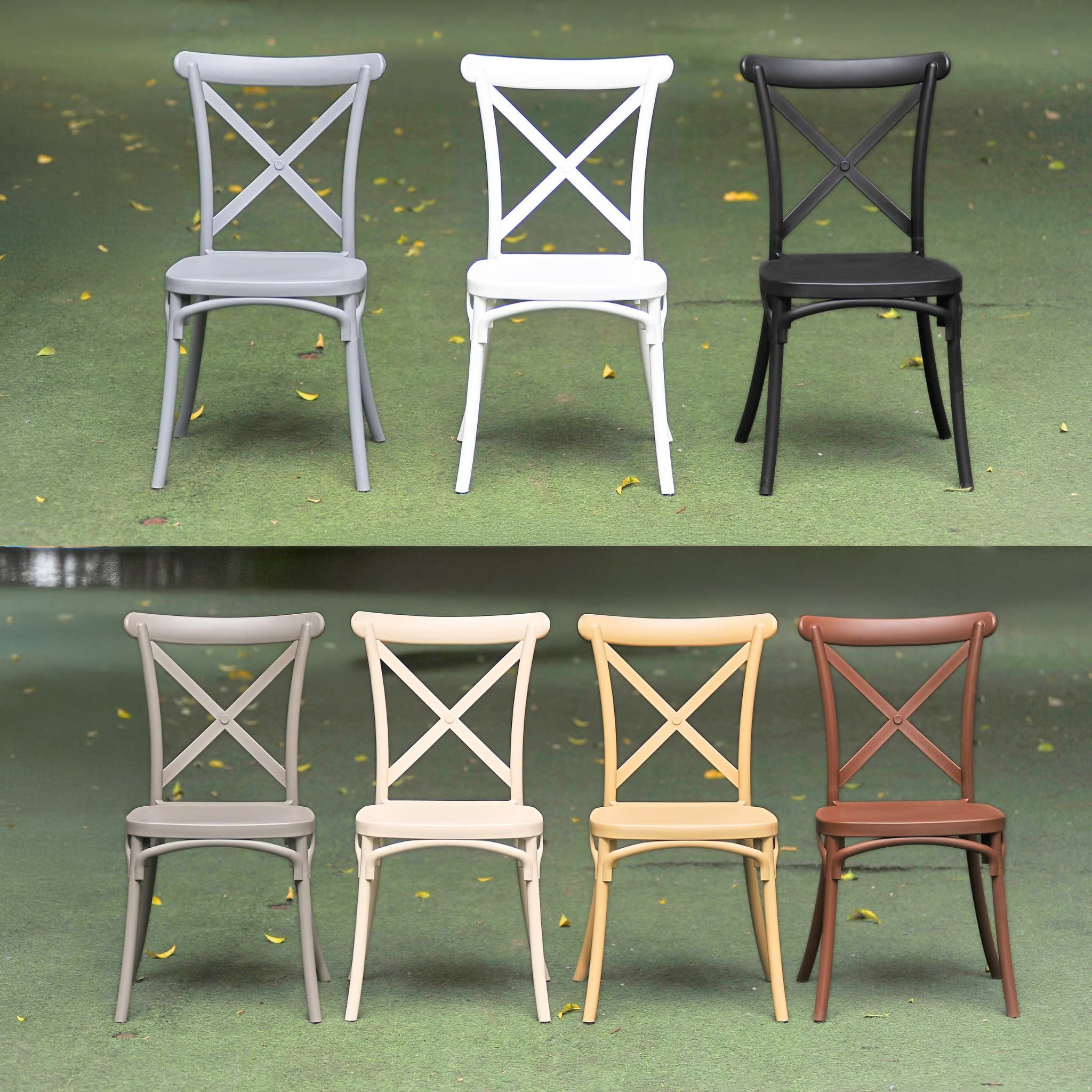 ghế nhựa đúc xdaily, bistro chair