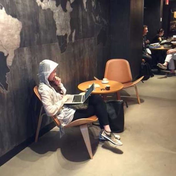 ghế thư giãn xdaily, shell chair