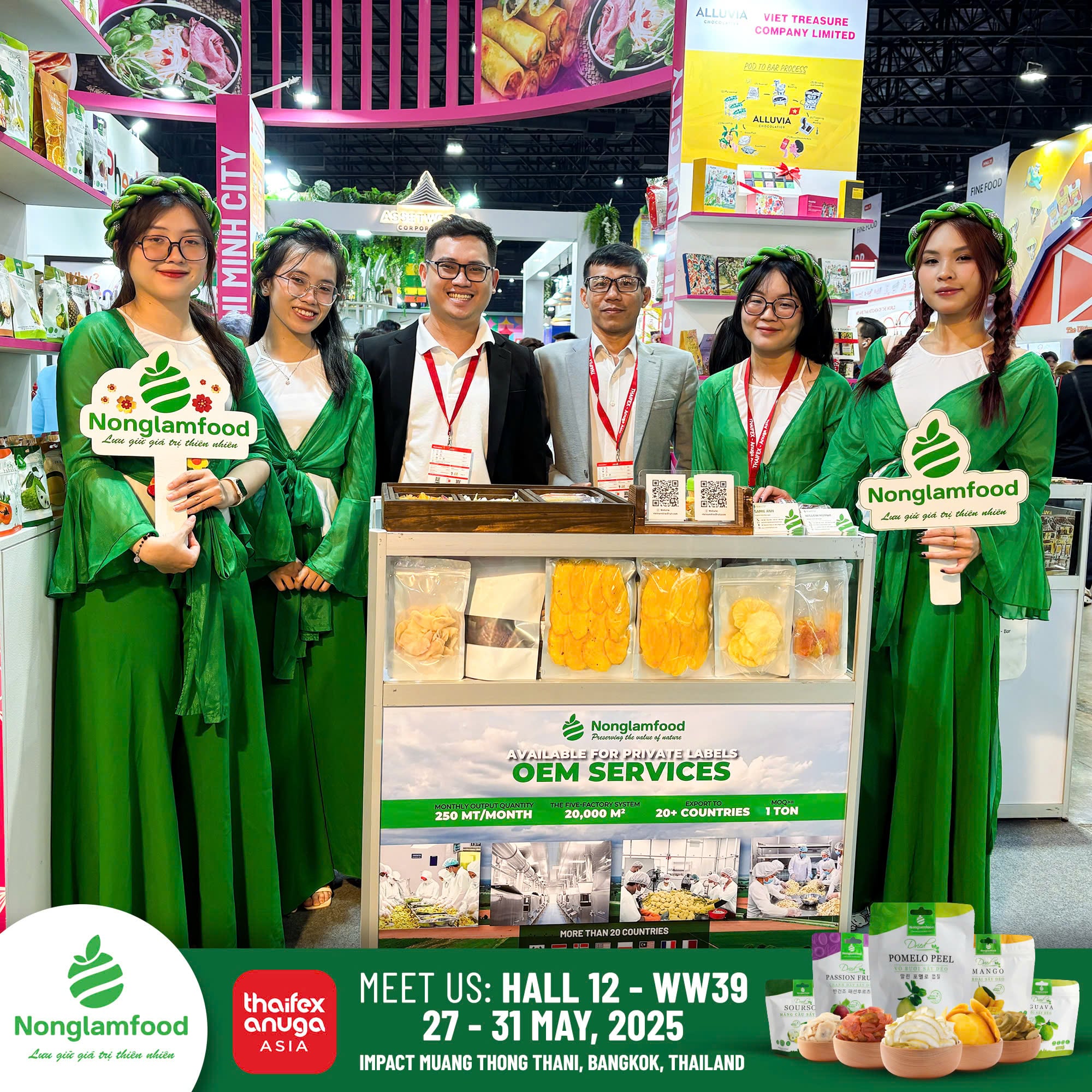 Nonglamfood Tỏa Sáng Tại THAIFEX – Anuga Asia 2025: Kết Nối Giá Trị Nông Sản Việt Với Thị Trường Quốc Tế