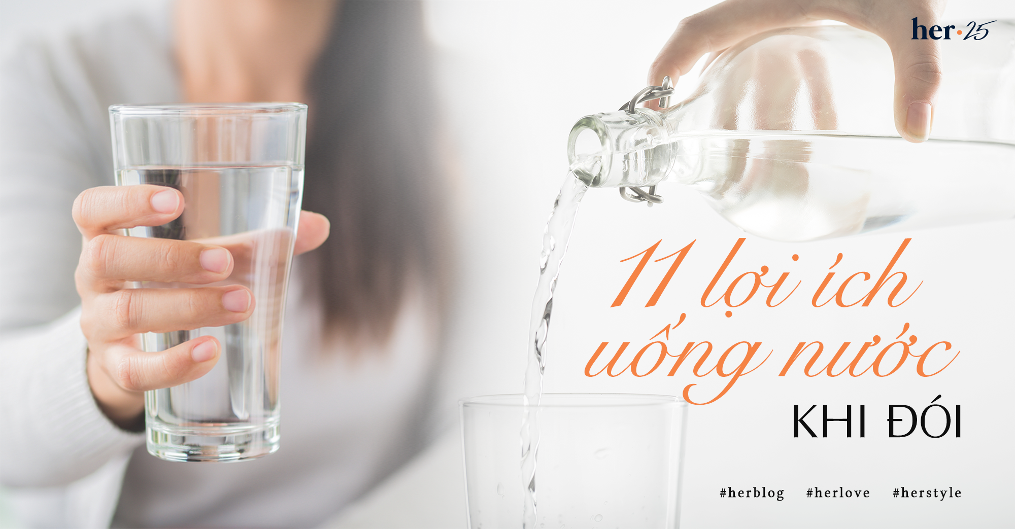 11 lợi ích uống nước khi đói