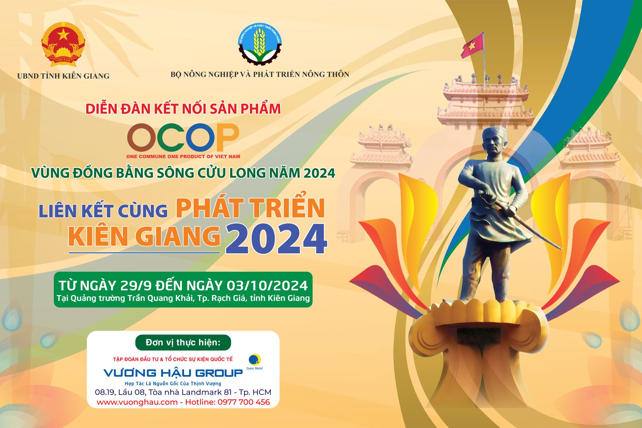 DIỄN ĐÀN KẾT NỐI SẢN PHẨM OCOP VÙNG ĐỒNG BẰNG SÔNG CỬU LONG NĂM 2024