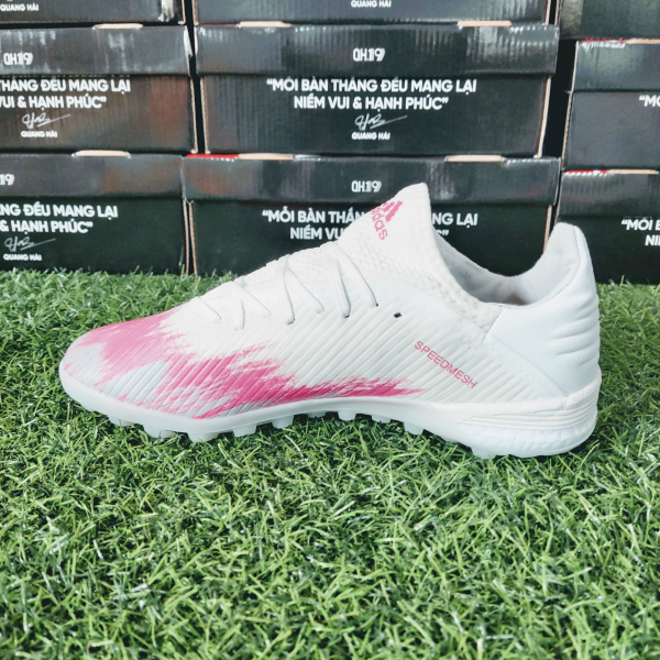 Giày đá bóng adidas X19.1TF trắng hồng