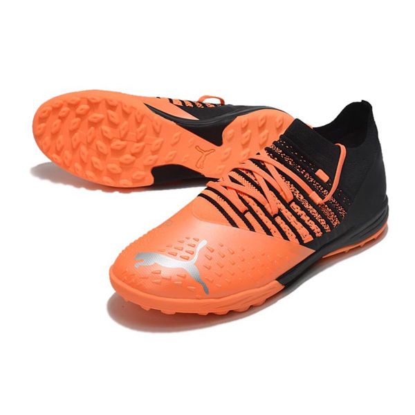 giày đá bóng Puma z 1.3 đinh TF màu đen cam