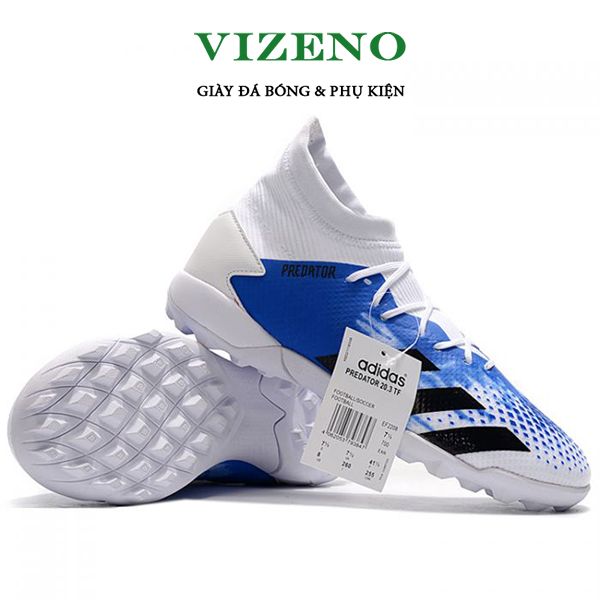 giày đá bóng sân nhân tạo adidas predator 20.3 TF màu xanh trắng