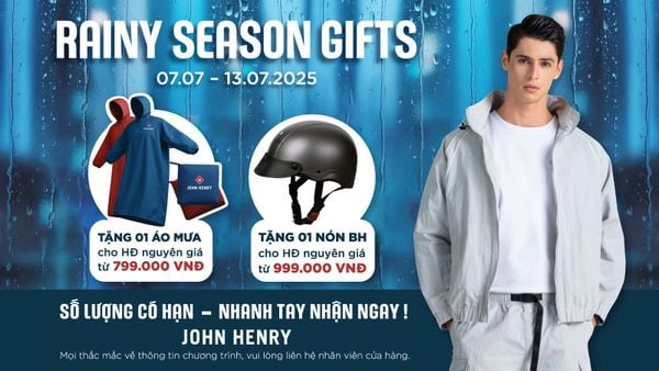 RAINY SEASON GIFTS | MƯA TO, CÓ JOHN HENRY LO!​