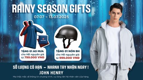 RAINY SEASON GIFTS | MƯA TO, CÓ JOHN HENRY LO!​