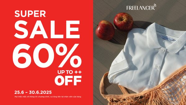 🎉 GRAND SALE CUỐI THÁNG 6 – FREELANCER BÙNG NỔ ƯU ĐÃI LỚN NHẤT THÁNG!​