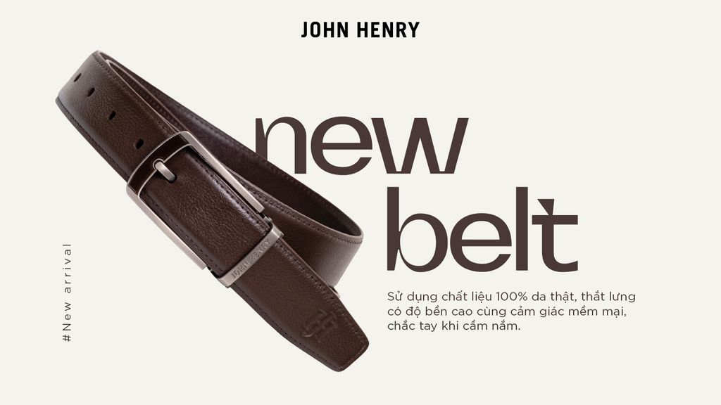 NEW BELTS, TIMELESS FINISH.