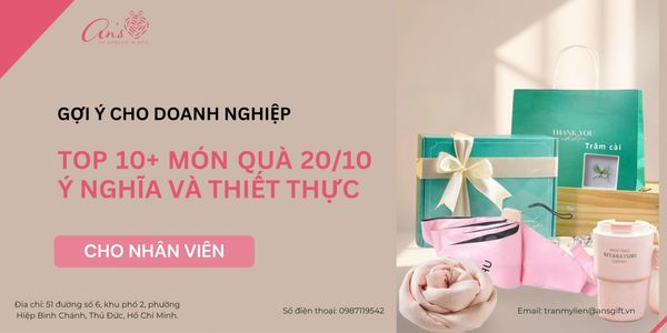 Gợi ý cho doanh nghiệp 10+ món quà 20/10 ý nghĩa và thiết thực cho nhân viên