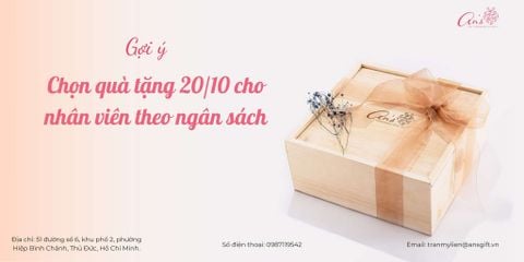 Lựa chọn quà tặng 20/10 cho nhân viên theo từng mức ngân sách