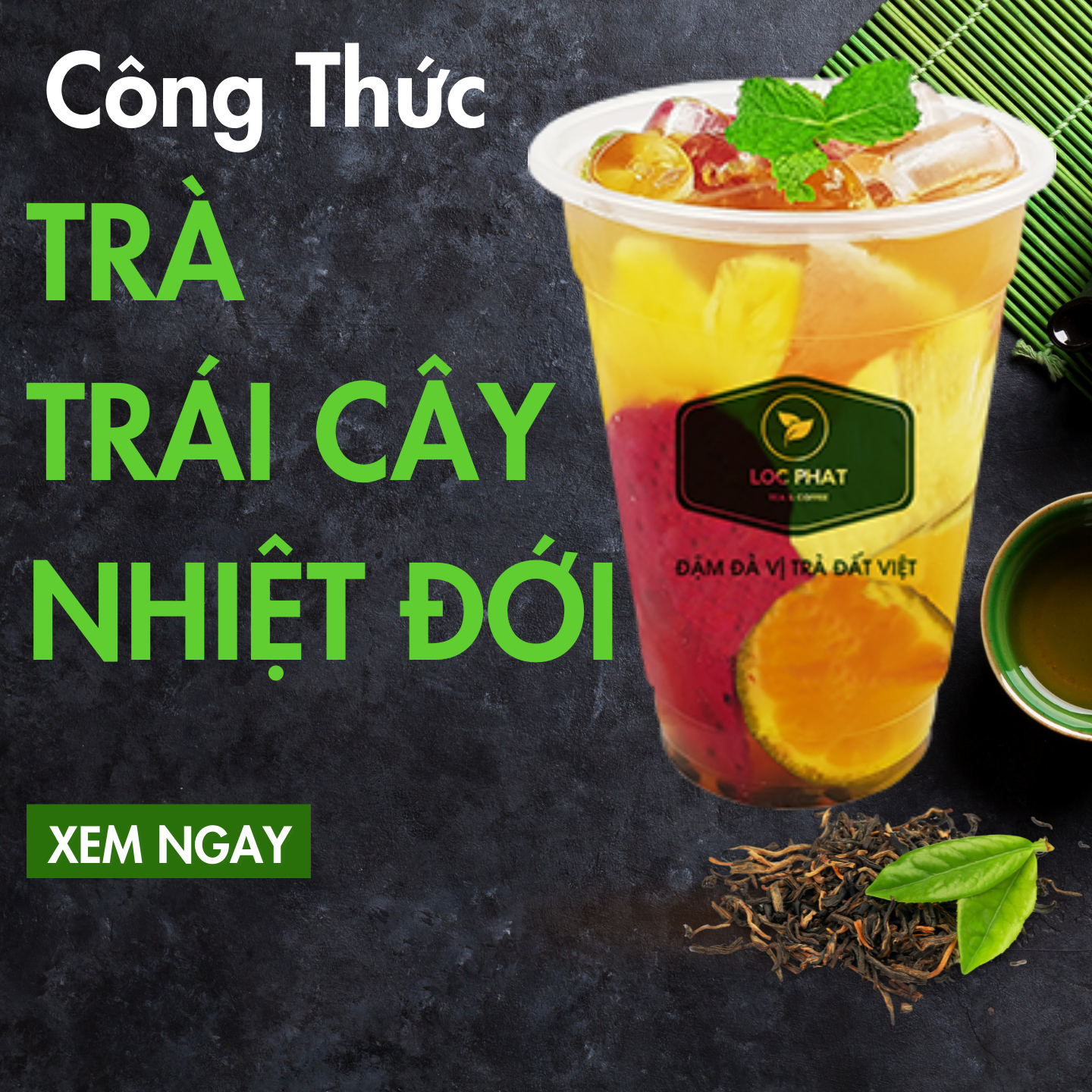 Pha Chế Trà Trái Cây: Hương Vị Tươi Mát Ngày Hè