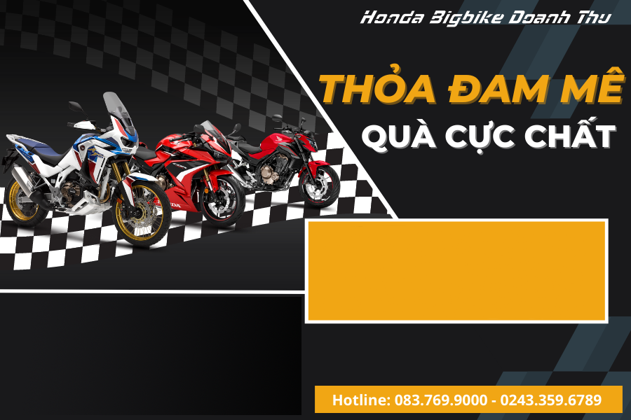 _CHỐT XE HONDA, THỎA ĐAM MÊ - QUÀ CỰC CHẤT_