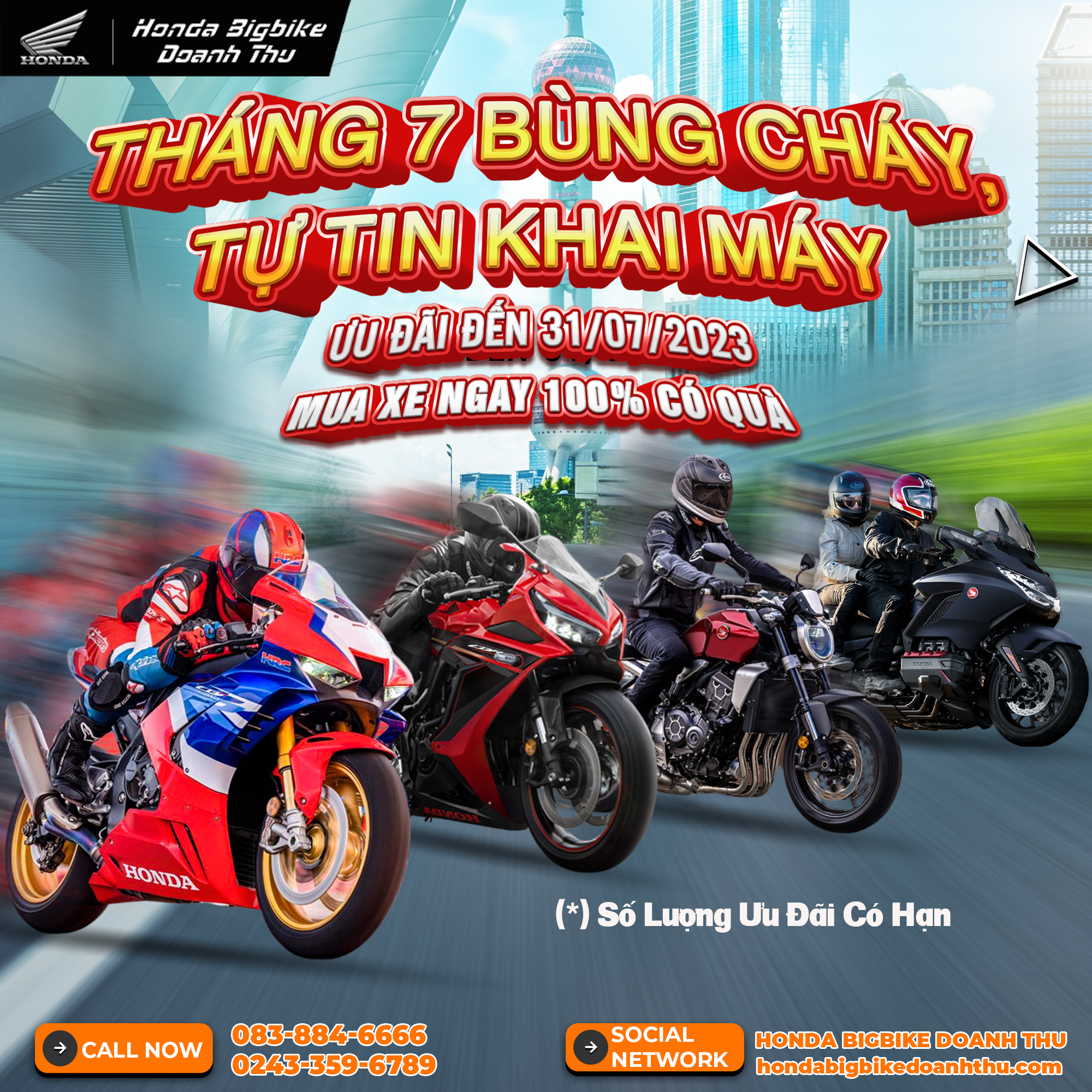 THÁNG 7 RỰC CHÁY - TỰ TIN KHAI MÁY