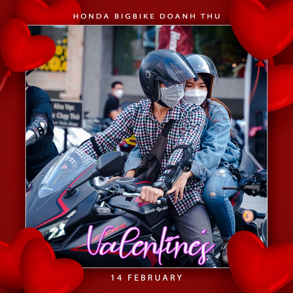 𝙼𝚞ố𝚗 𝙫𝙖𝙡𝙚𝙣𝙩𝙞𝙣𝙚 𝚑ạ𝚗𝚑 𝚙𝚑ú𝚌 𝚝𝚑ì đế𝚗 Honda Bigike Doanh Thu