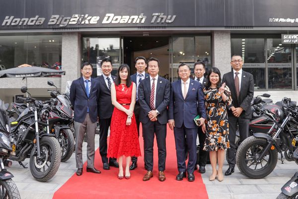 Vinh dự đón tiếp đoàn lãnh đạo cấp cao Honda