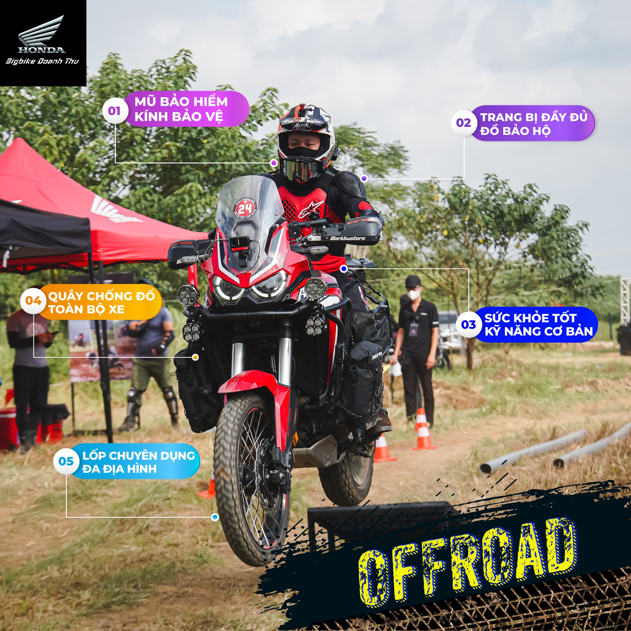 NHỮNG ĐIỀU CƠ BẢN CẦN BIẾT KHI CHƠI BỘ MÔN OFFROAD