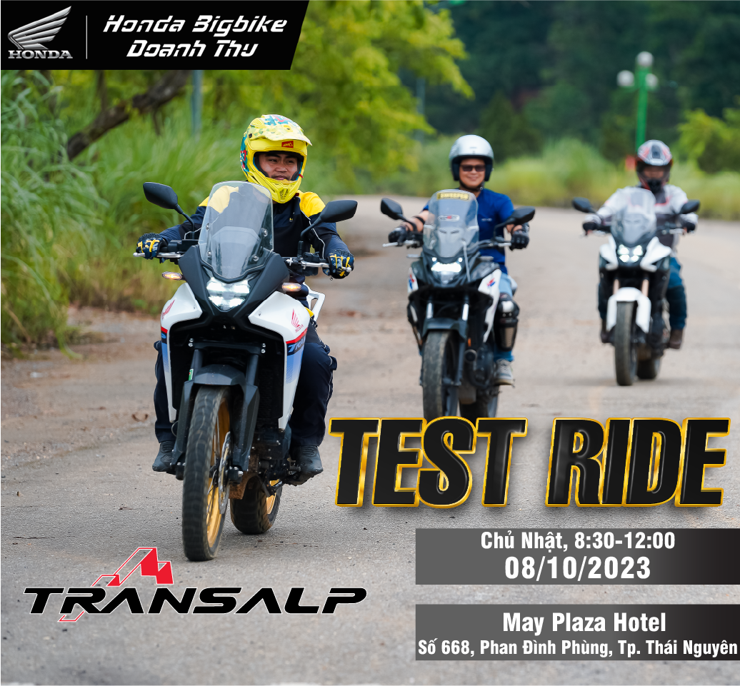 TEST RIDE DAY THÁI NGUYÊN - CHIẾN THỦ XL750 LẦN ĐẦU TIÊN XUẤT HIỆN