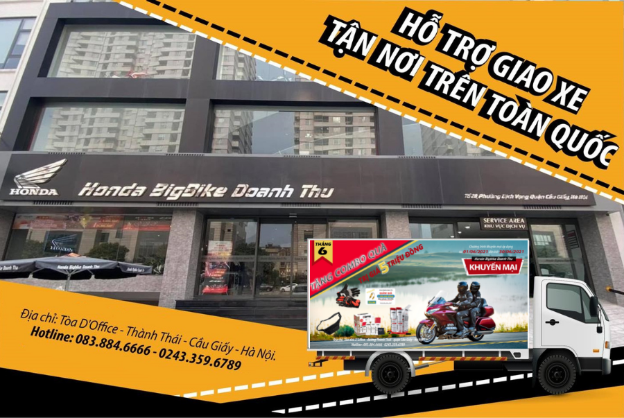 HỖ TRỢ GIAO MOTOR TẬN NƠI TRÊN TOÀN QUỐC