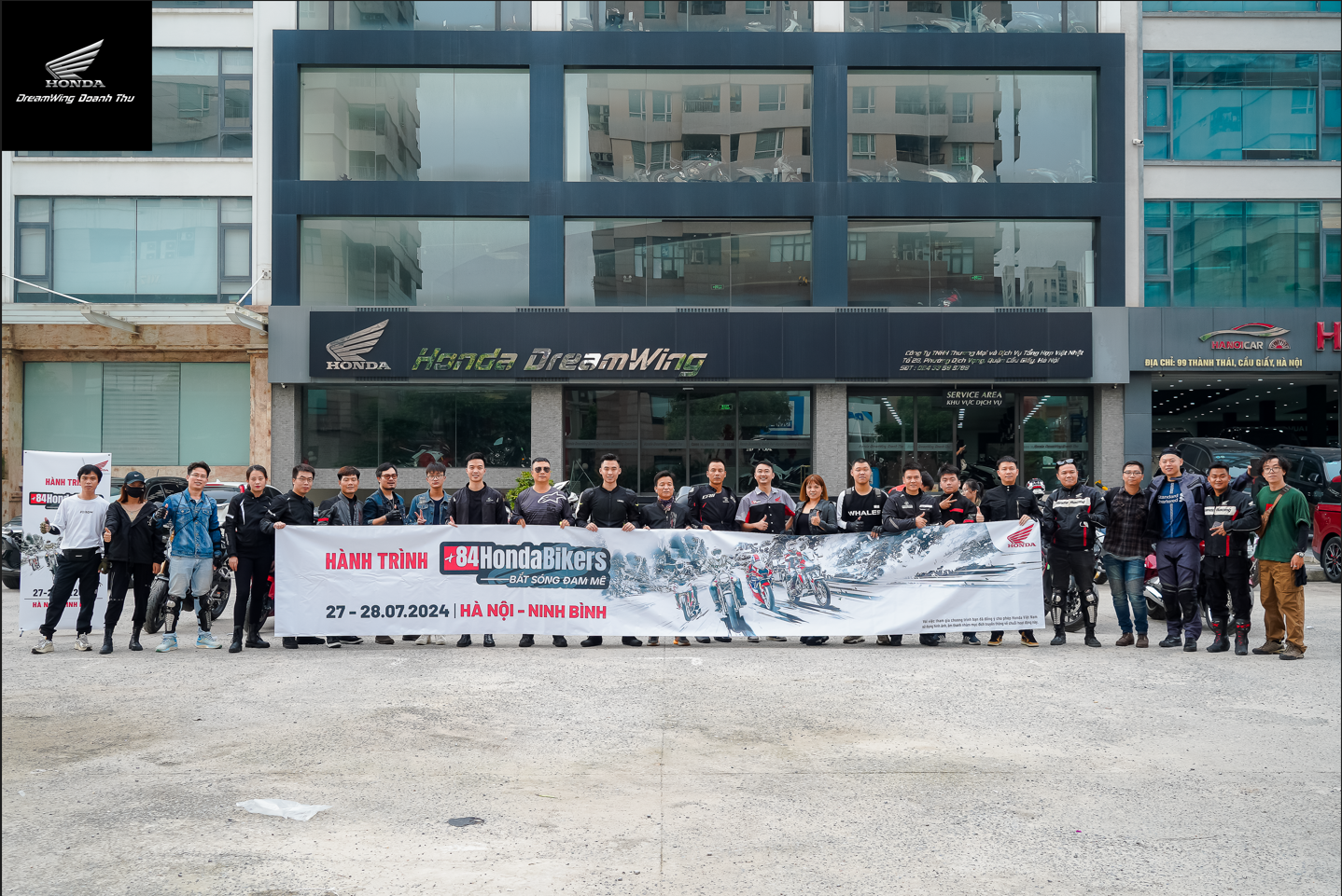 KHỞI ĐỘNG HÀNH TRÌNH - TOURING +84 Honda Bikers ĐẦU TIÊN TẠI MIỀN BẮC