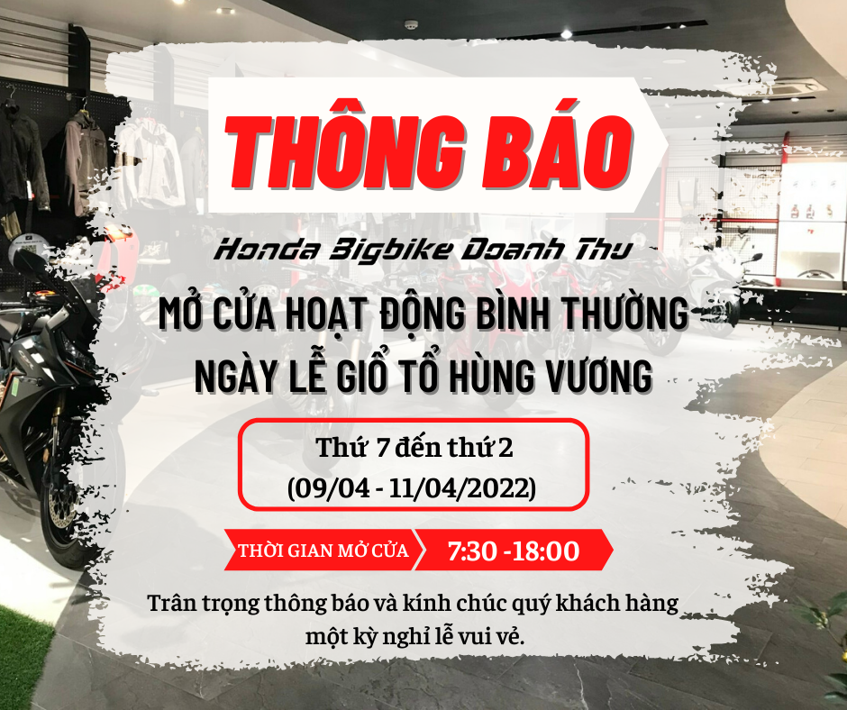 Thông báo  mở cửa xuyên lễ 10/03 âm lịch