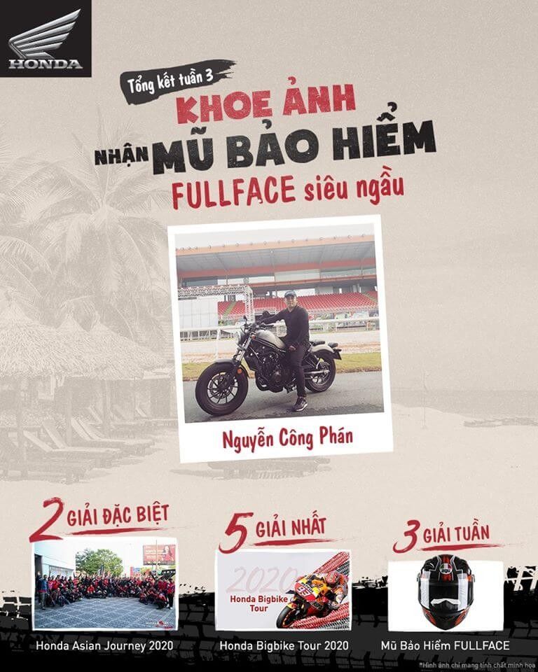Cuộc thi ảnh “Honda Bigbike” đã có kết quả tuần 2 Honda Doanh Thu