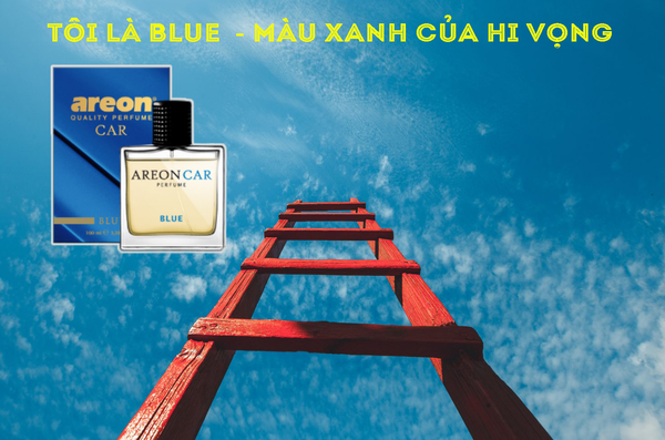 nước hoa ô tô areon hương blue để lái xe an toàn