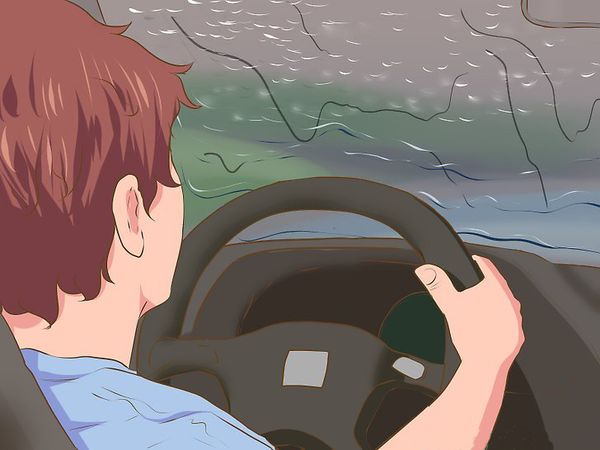 lái xe an toàn trong trời mưa