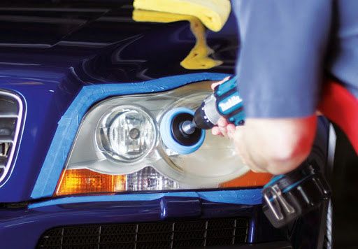 cách làm sạch đèn pha xe ô tô xe hơi tphcm, hn bằng bộ phục hồi