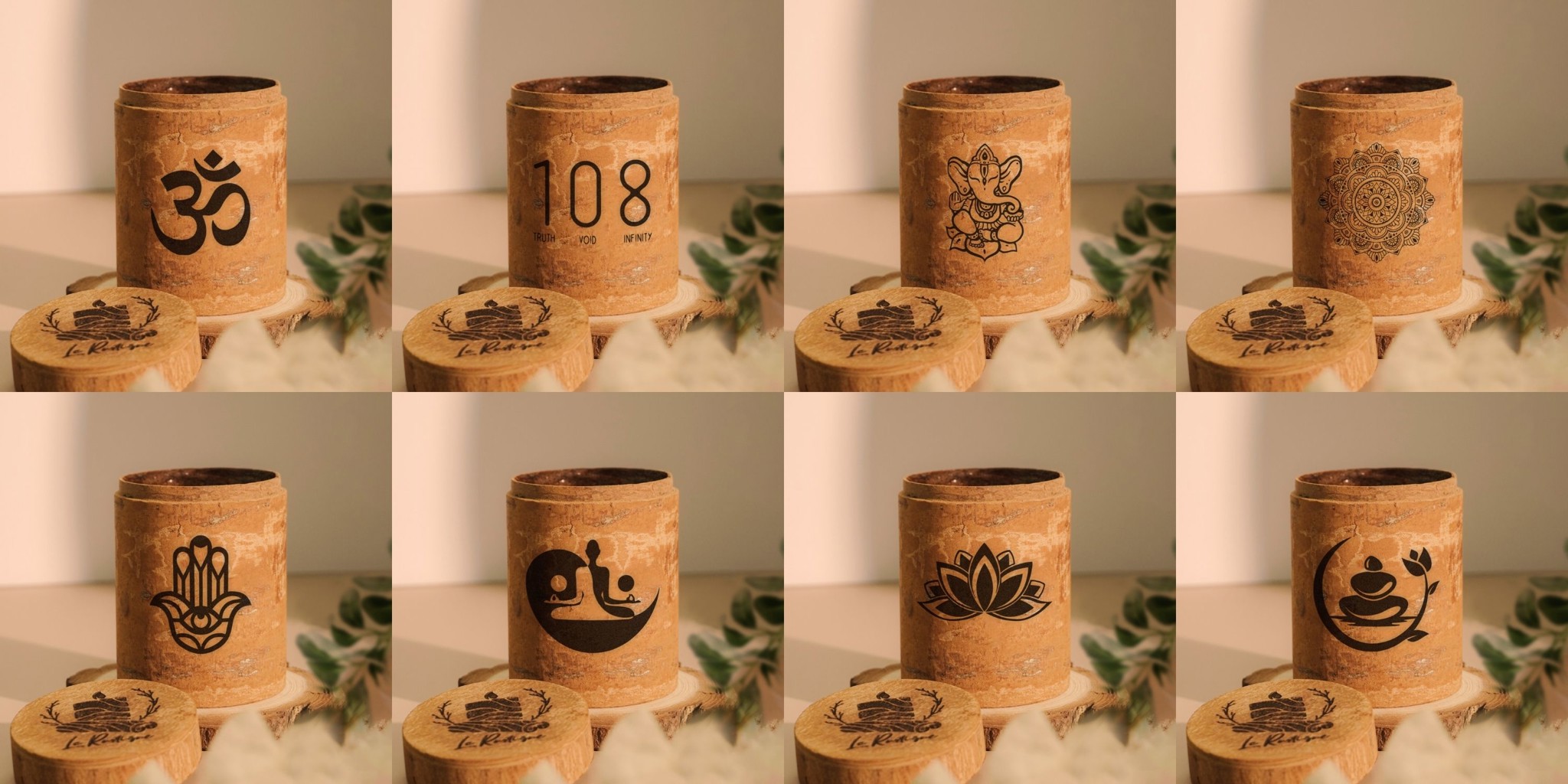 Nến Thơm Custom - Chủ Đề Yoga