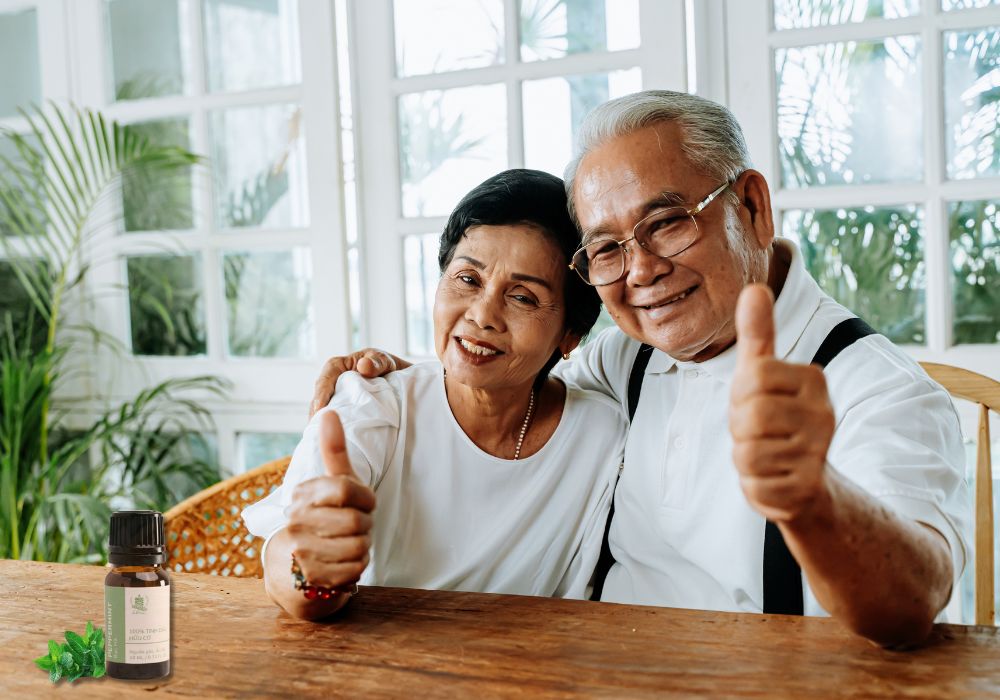 Lợi ích của tinh dầu đối với sức khỏe người lớn tuổi