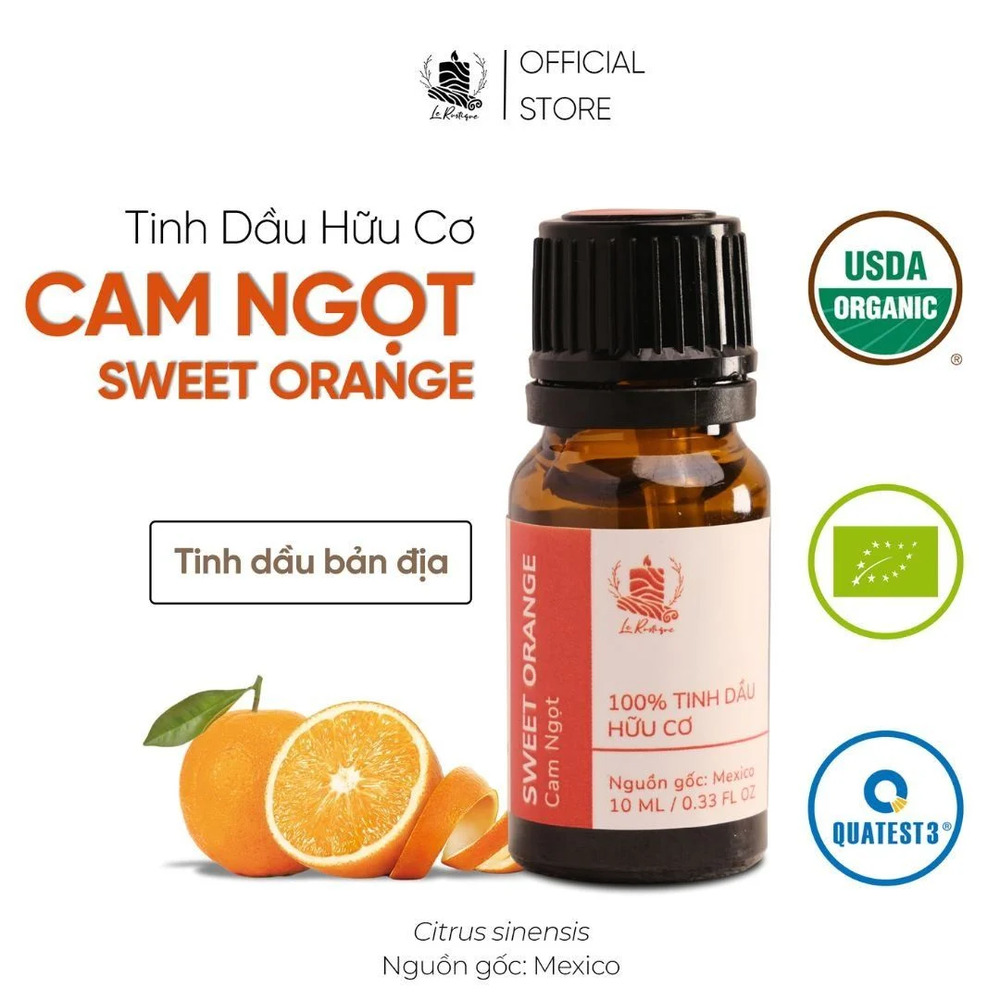 Tinh dầu hữu cơ Cam Ngọt