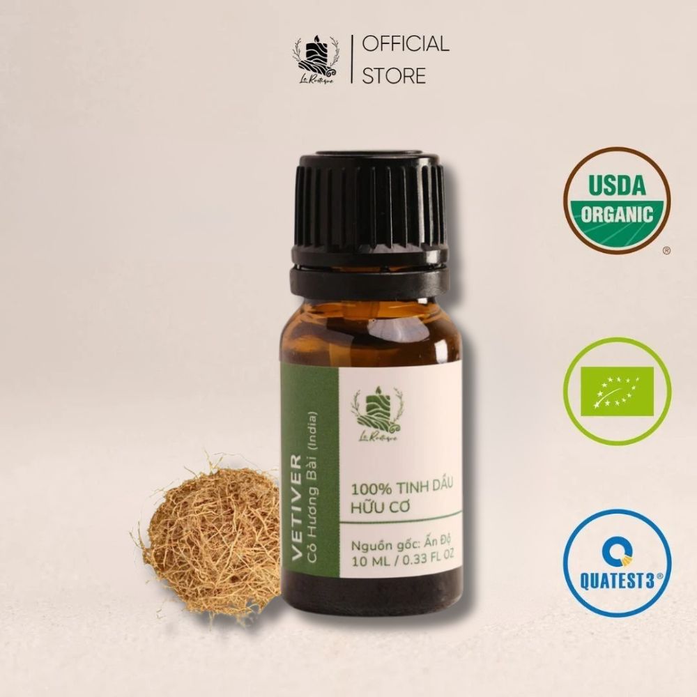 Tinh dầu hữu cơ Cỏ Hương Bài