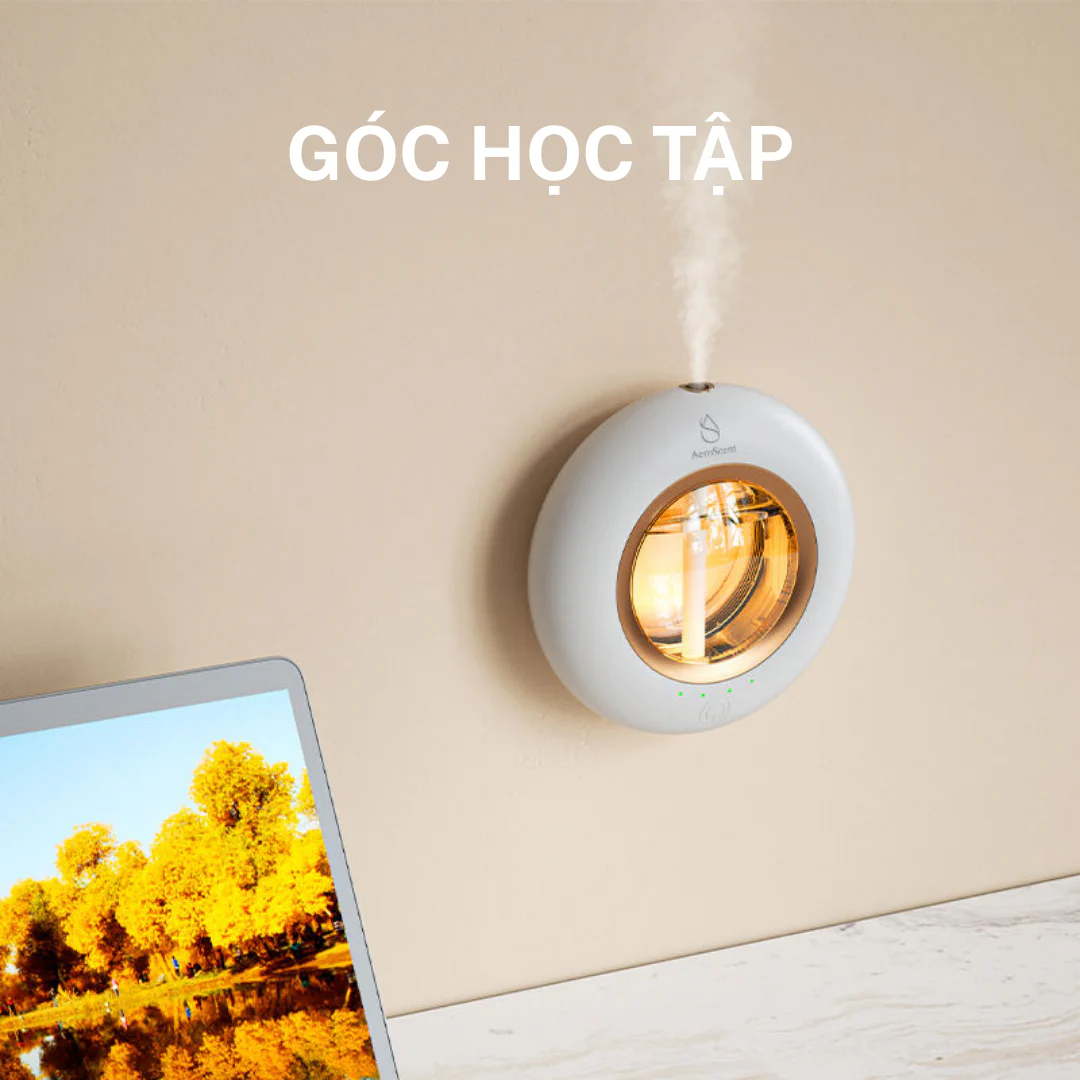 đặt máy khuếch tán tại góc học tập