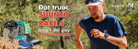 PRE-ODER SUUNTO RACE S TẶNG GIÀY CHẠY ROAD SALOMON