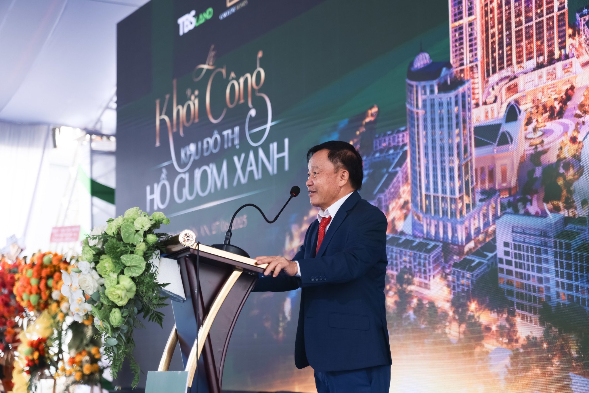 Ông Nguyễn Đức Thuấn, CT HĐQT TBS Group phát biểu tại sự kiện