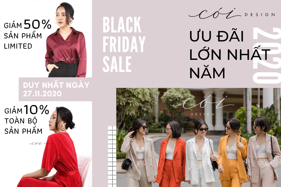 CÓI DESIGN BLACK FRIDAY - 27.11.2020 & Những điều cần lưu ý