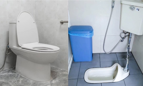 Cách lắp đặt bồn cầu xổm - Grandhome Shop