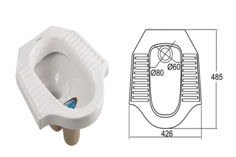 Cách lắp đặt bồn cầu xổm - Grandhome Shop