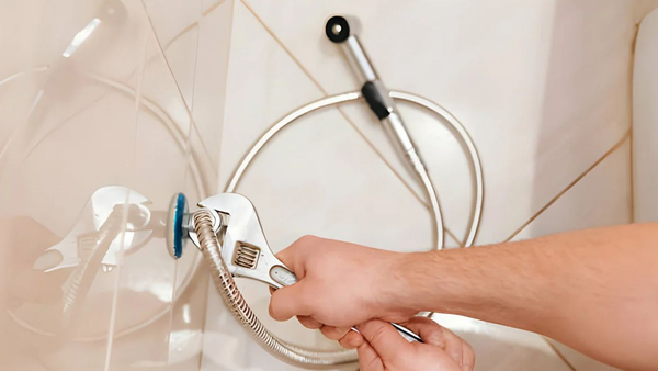 Cách ngắt nước vòi xịt bồn cầu - Grandhome Shop