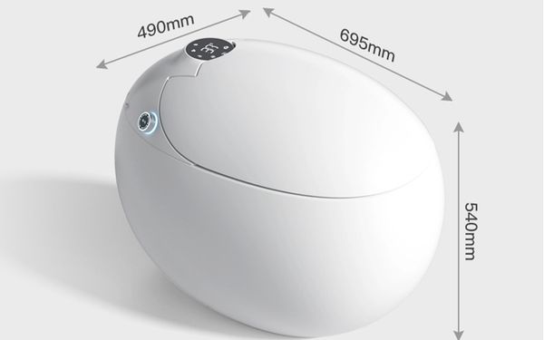 Kích thước bồn cầu trứng - Grandhome Shop
