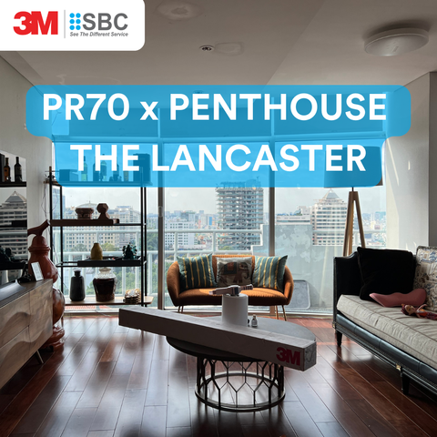 Thi công phim cách nhiệt 3M PR70 cao cấp tại căn Penthouse The Lancaster
