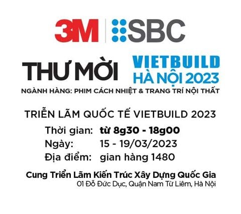 SBC: Thư Mời Tham Dự Triển Lãm Quốc Tế VietBuild Hà Nội 2023