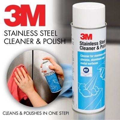 Chai xịt tẩy rửa đanh bóng inox 3M Stainless Steel Cleaner & Polish